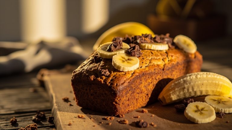 Banana bread proteine pour sportif