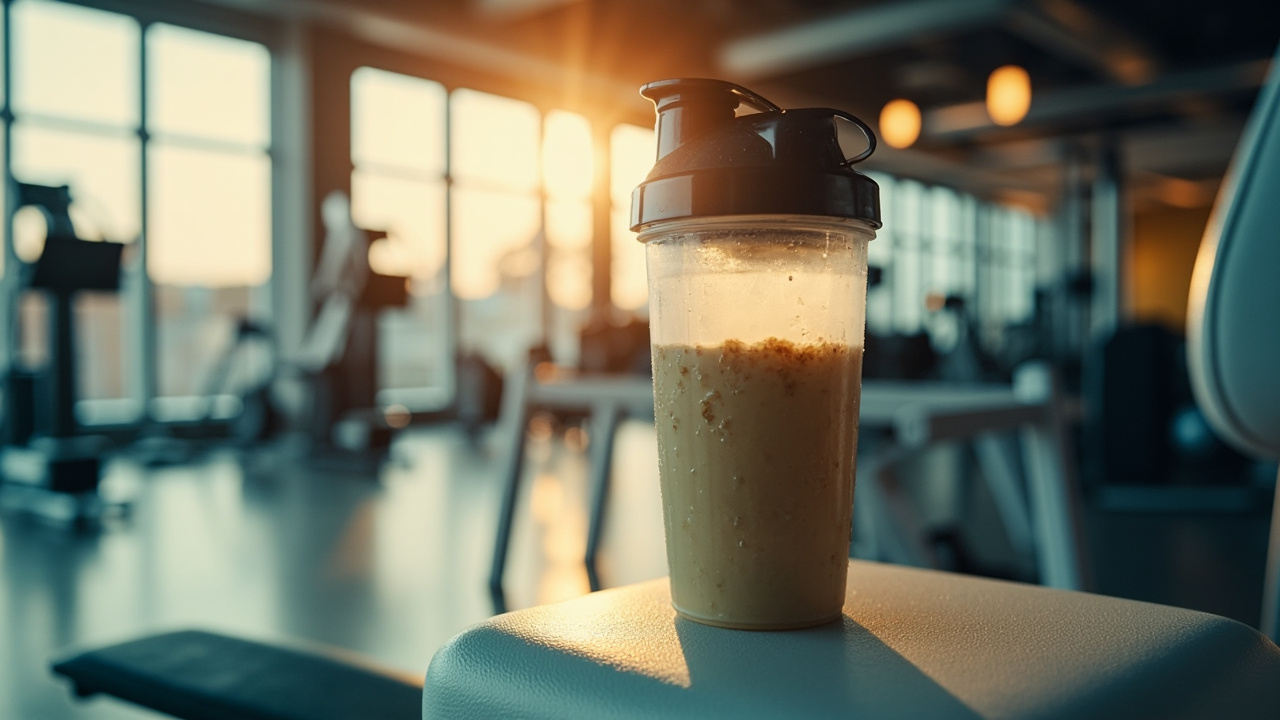 Shaker de whey avant ou apres le sport